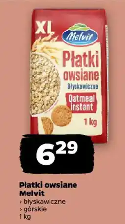 Netto Płatki owsiane Melvit błyskawiczne oferta