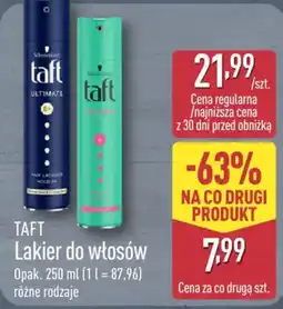 ALDI TAFT Lakier do włosów oferta