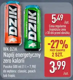 ALDI WK DZIK Napój energetyczny zero kalorii oferta