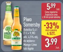 ALDI Piwo Somersby oferta