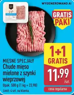 ALDI Chude mięso mielone z szynki wieprzowej oferta
