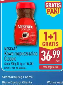 ALDI Kawa rozpuszczalna Classic oferta