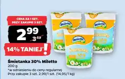 Netto Śmietanka 30% Mileto oferta