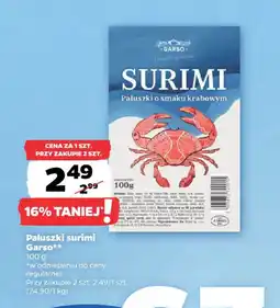 Netto Paluszki surimi Garso oferta