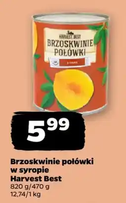 Netto Brzoskwinie połówki w syropie Harvest Best oferta