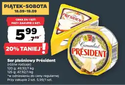 Netto Ser pleśniowy Président oferta