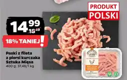 Netto Paski z fileta z piersi kurczaka Sztuka Mięsa oferta