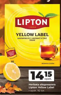 Odido Herbata ekspresowa Lipton Yellow Label oferta