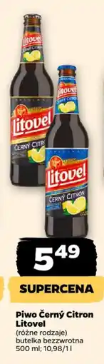 Netto Piwo Černý Citron Litovel oferta