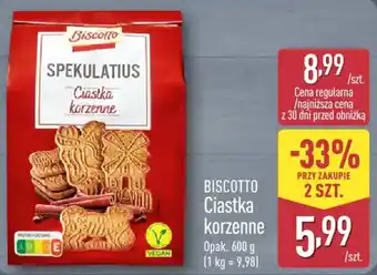 ALDI Biscotto Ciastka korzenne oferta