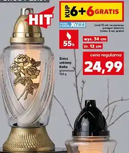Kaufland Znicz szklany Kalia oferta