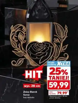 Kaufland Znicz Barok serce oferta