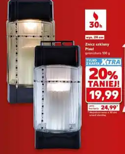 Kaufland Znicz szklany Pixel oferta