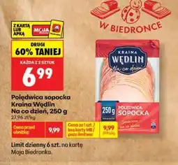 Biedronka Poledwica sopocka Kraina Wędlin Na co dzień, 250 g oferta