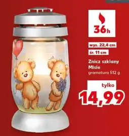 Kaufland Znicz szklany Misie oferta