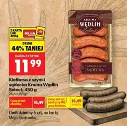 Biedronka Kiełbasa z szynki sądecka Kraina Wędlin Select, 450 g oferta