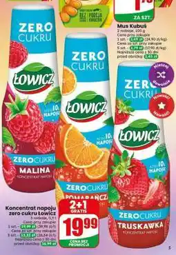 Dino Koncentrat napoju zero cukru łowicz oferta