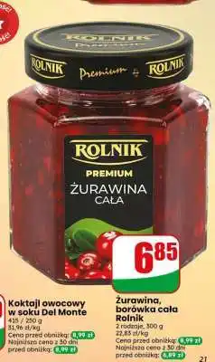 Dino żurawina, borówka cała Rolnik oferta