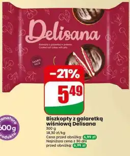 Dino Biszkopty z galaretką wiśniową Delisana oferta
