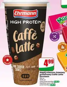 Dino Napój mleczno-kawowy proteinowy Caffè Latte Ehrmann oferta
