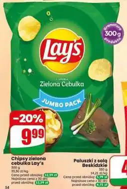 Dino Chipsy zielona cebulka Lay’s oferta