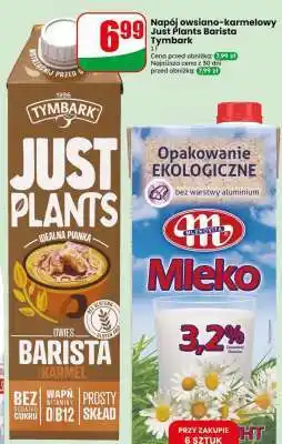 Dino Napój owsiano-karmelowy Just Plants Barista Tymbark oferta