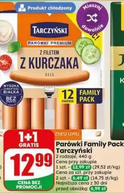 Dino Parówki Family Pack Tarczyński oferta