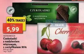 Lidl Czekoladki z nadzieniem miętowym 300g oferta