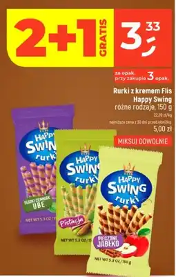 Dealz Rurki z kremem Flis Happy Swing oferta