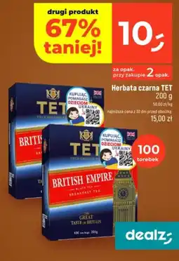 Dealz Herbata czarna TET oferta