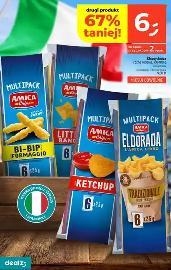 Amica Chips Multipack Bi-Bip Formaggio