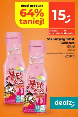 Dealz Sos Samyang Buldak Carbonara oferta