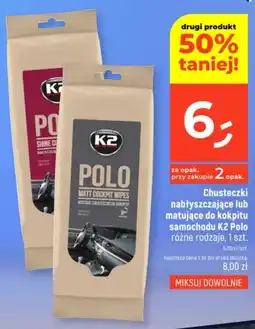 Dealz K2 POLO Matt Cockpit Wipes oferta