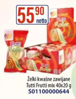 AT Żelki kwaśne zawijane Tutti Frutti mix oferta