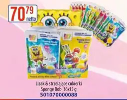 AT Lizak & strzelające cukierki Sponge Bob oferta