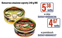 AT Konserwa smażone szproty 240 g MK oferta