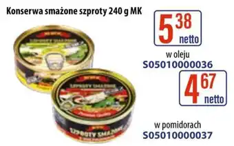 AT Konserwa smażone szproty 240 g MK oferta