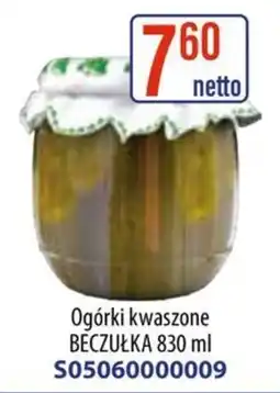 AT Ogórki kwaszone BECZUŁKA oferta