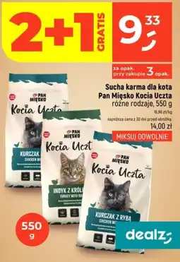 Dealz Sucha karma dla kota Pan Mięsko Kocia Uczta oferta