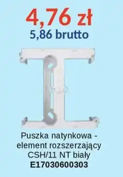 AT Puszka natynkowa - element rozszerzający CSH/11 NT biały oferta