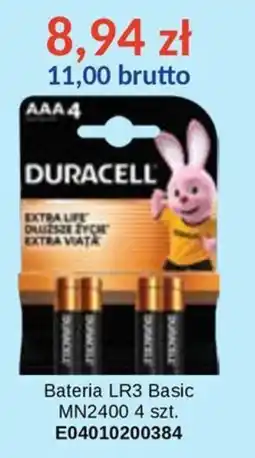 AT Bateria LR3 Basic Duracell oferta