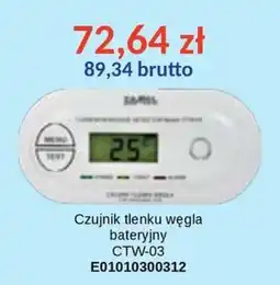 AT Czujnik tlenku węgla bateryjny CTW-03 oferta