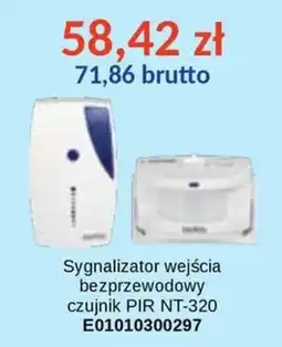 AT Sygnalizator wejścia bezprzewodowy czujnik PIR NT-320 oferta