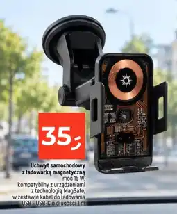 Dealz Uchwyt samochodowy z ładowarką magnetyczną oferta