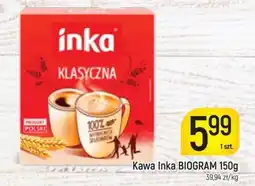 Delikatesy Piotruś Pan Kawa Inka BIOGRAM oferta
