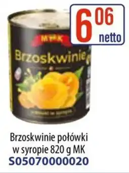 AT Brzoskwinie połówki w syropie MK oferta