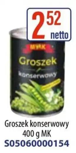 Groszek konserwowy MK