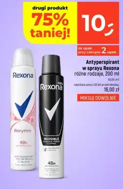 Dealz Antyperspirant w sprayu Rexona oferta