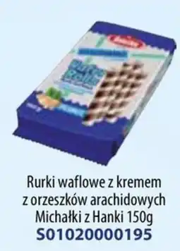 AT Rurki waflowe z kremem z orzeszków arachidowych Michałki z Hanki oferta
