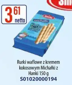 AT Rurki waflowe z kremem kokosowym Michałki z Hanki oferta